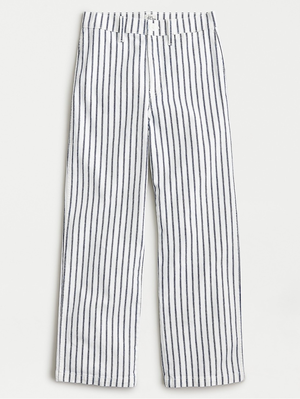 J.Crew Slim Wide-Leg Jean In Stripe | Size 28 | Nautical